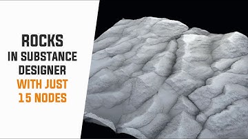Create a rock with 15 nodes - Substance Designer