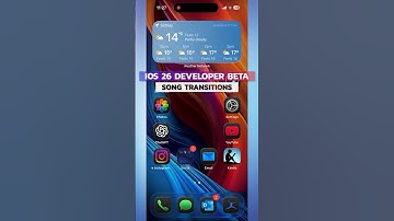 Song Transitions: iOS 26 Development Beta