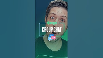 How to build a group chat with #websockets #django #htmx #channels #chat #realtime #webapp