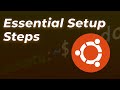 The first things YOU should do while setting up Ubuntu