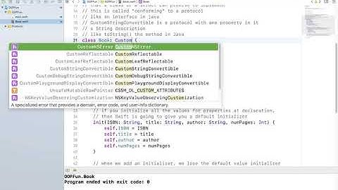 Introduction to Object Oriented Programming with Classes in Swift