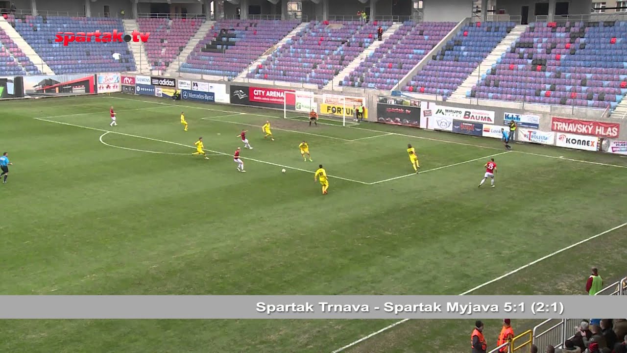 Spartak Trnava - Spartak Myjava 5:1 (2:1)