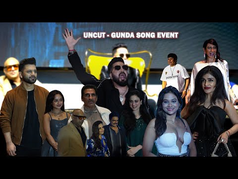 Grand music launch night of Mika Singh’s upcoming track “Gunda”, a high-energy anthem.