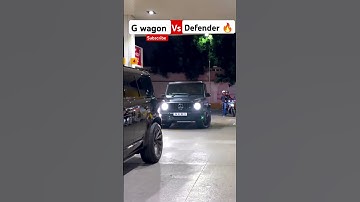 Thumbnail of Defender vs G wagon #subscribe #gwagon #defender #shortvideo