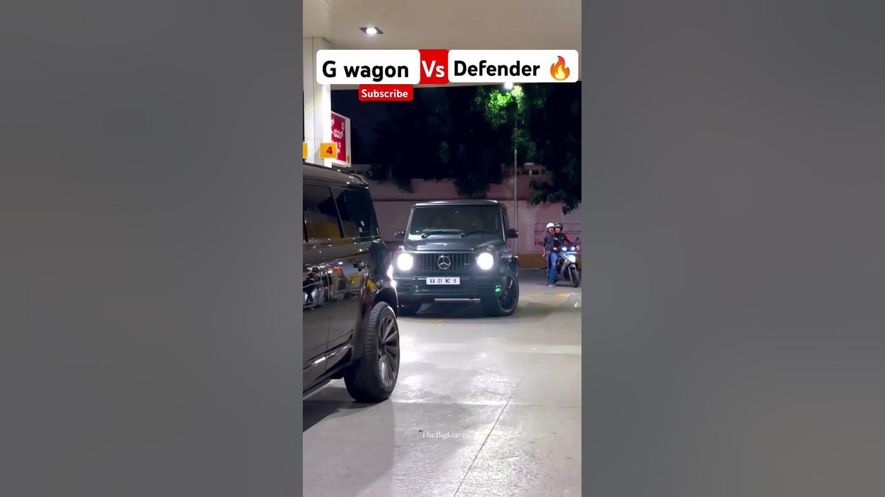 Defender vs G wagon #subscribe #gwagon #defender #shortvideo Defender vs G wagon #subscribe #gwagon #defender #shortvideo