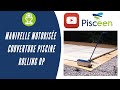 Manipuler facilement une bche  barres pour piscine avec la manivelle motorise rolling up