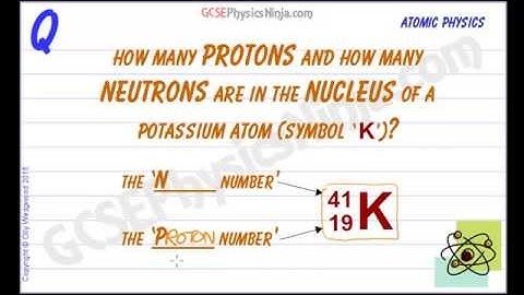 Atomic weight is equal to the number of protons and neutrons in the nucleus