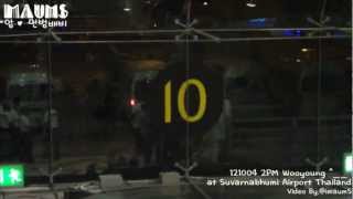 Fancam 121004 2Pm Wooyoung At Suvarnabhumi Airport Thailand