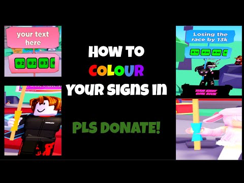 Roblox: How To Make Color Text in Pls Donate