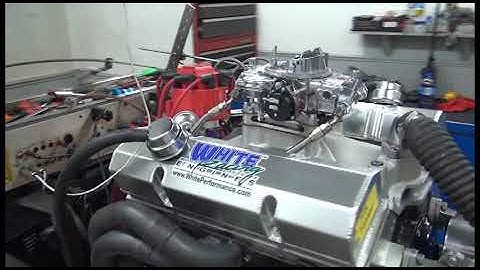 SBC 539HP 383 STROKER ENGINE DYNO RUN FOR TIM TIERNAN BY WHITE PERFORMANCE AND MACHINE