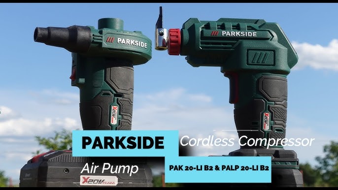 Parkside Cordless Compressor PAK 20-Li B2 & Air Pump PALP 20-Li B2 TESTING  - YouTube