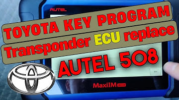 2007 Toyota Camry Key Programming Autel 508 | Transponder ECU Replacement