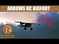 Arrows RC Bigfoot 1300mm PNP Maiden Flight Testing STOL Capabilities
