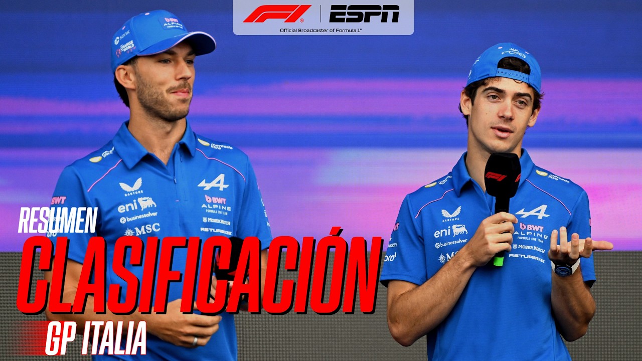 ►Histórica clasificación de Colapinto en Monza, Gasly hizo la pole