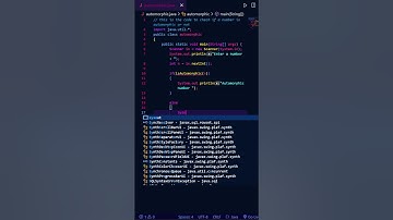 Automorphic | JAVA | Speed Code. #codingtutorials #programmer #dsa #automorphic #programming