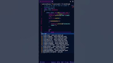 Automorphic | JAVA | Speed Code. #codingtutorials #programmer #dsa #automorphic #programming