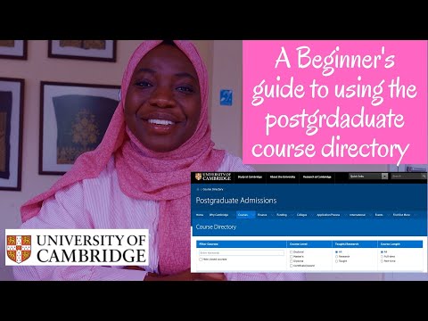 How to search for postgraduate courses at Cambridge university | Detailed guide | #GoingToCambridge