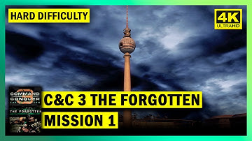 C&C 3 THE FORGOTTEN - MISSION 1: BROADCAST A MESSAGE - HARD DIFFICULTY - 4K