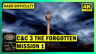 C&C 3 THE FORGOTTEN - MISSION 1: BROADCAST A MESSAGE - HARD DIFFICULTY - 4K