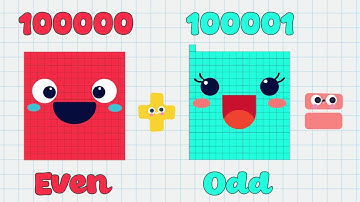 NUMBERBLOCKS BIG EVEN AND ODD NUMBER ADDITION | Math Count Big Numbers | Add Giant Numbers