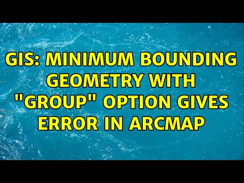 GIS: Minimum bounding