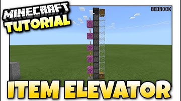 Minecraft Xbox - Item Elevator - Redstone Tutorial - MCPE / Windows 10