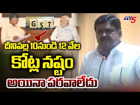 Minister Payyavula Keshav SPEECH on GST TAX Reforms | PM Modi | CM Chandrababu Naidu | TV5 News - TV5NEWS