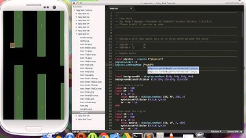 Faky Bird Tutorial, Corona SDK
