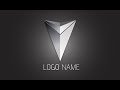 Illustrator Tutorial | 3D Logo Design (Metallic Arrow)