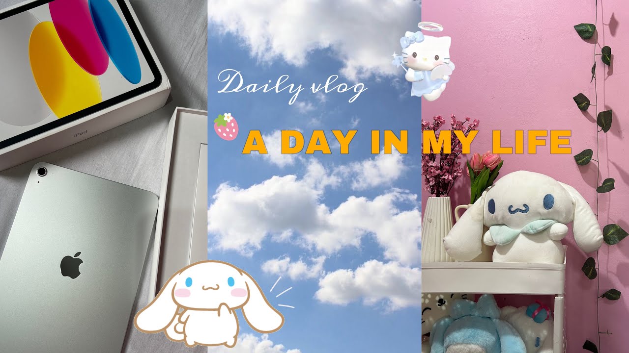 Daily vlog🌟|Homebody diaries, Unboxing iPad A16, Study vlog 🌷📚🤍| 