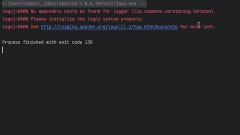 Lineage 2 Dev log4j No appenders could be found