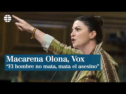 Macarena Olona, Vox: "El hombre no mata, mata el asesino"