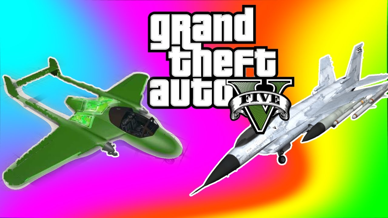 MILITARY JET VS PYRO JET! (WHICH IS FATSER?) (GTA V FUNNY MOMENTS ...