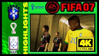 Brazil vs South Korea  FIFA 07 Qatar World Cup 2022 Patch  Subscribe to get this Patch for Free!