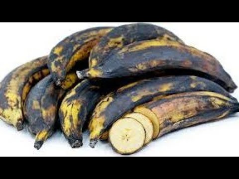 Don't Throw away Blackened Ripe Banana.Make a snack for Children.How to
