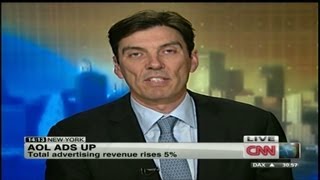 Aols Net Income Up 349%