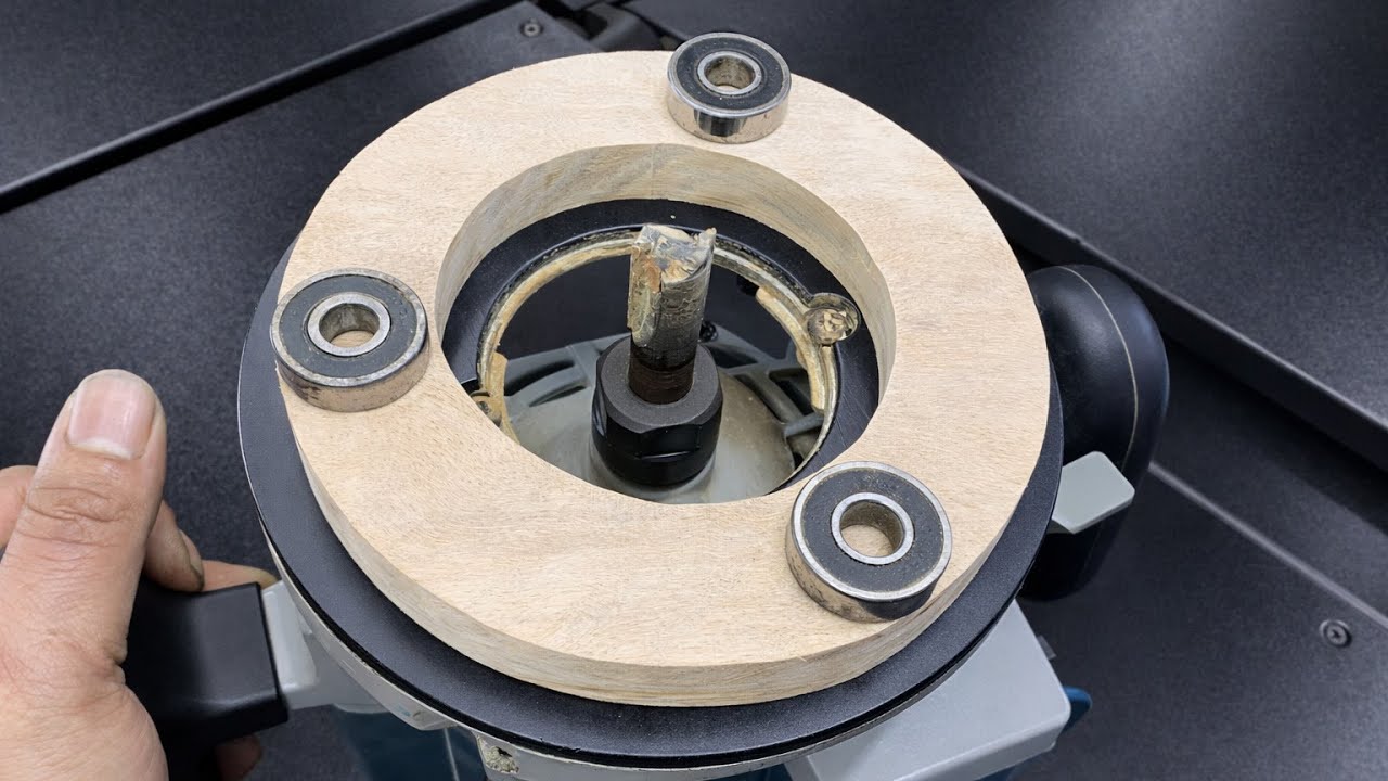 New Invention  Handheld Router Square Jig  Rounding Curved Wood 99% of Carpenters Miss