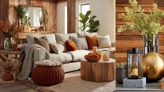 Fall Home Decor Preparation with Rustic and Modern Style But Still Feels Warm and Comfortable