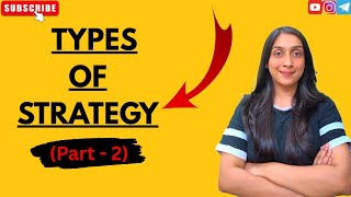 Corporate level strategy - Stability, Growth, Retrenchment & Combination #strategy #types