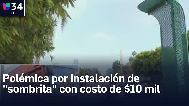 'La sombrita', el proyecto piloto que suscita polémica entre usuarios de autobuses en Los Ángeles