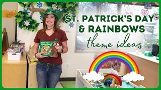 Toddler and Preschool St  Patrick's Day/Rainbows Theme Ideas