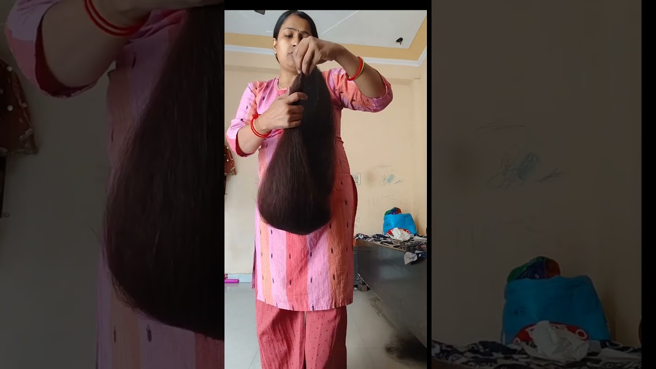 आखिर आप लोग चाहते थे वही हुआ काट दिया मैने अपने बालों को😞