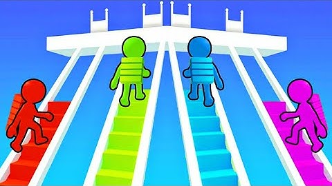 Bridge Race - All level Mobile Gameplay Walkthrough Android iOS part 13