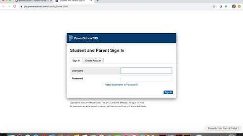 PTS PowerSchool Parent Portal