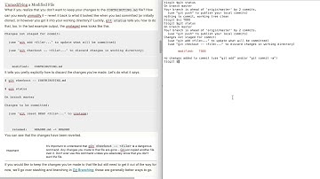 git unmodifying a modified file