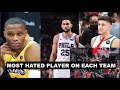 Most Hated NBA Player On Each Team Right Now