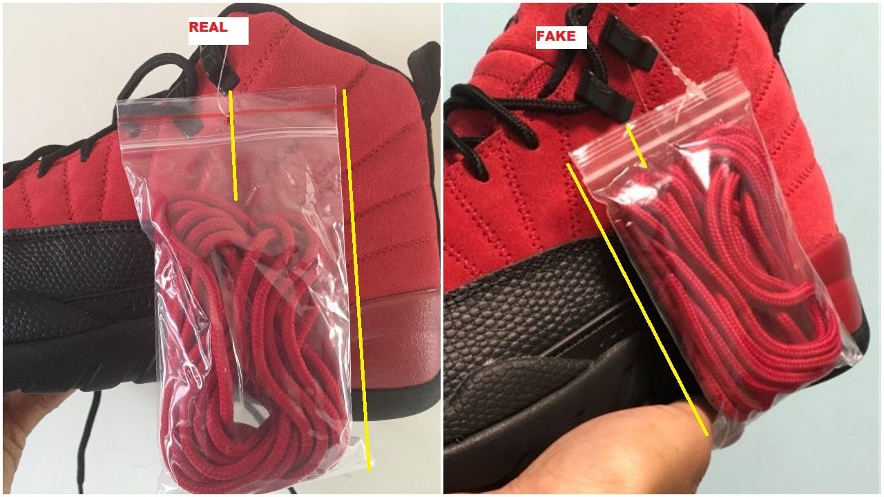 how to tell if jordan 12 flu games are fake