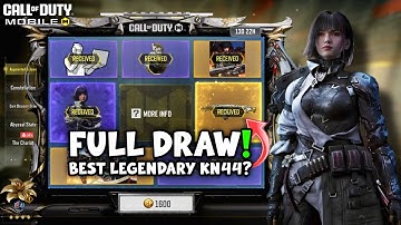 Buying New Legendary KN 44 Augmented Atomizer in CODM | AUGMENTED ECLIPSE DRAW Cod mobile 