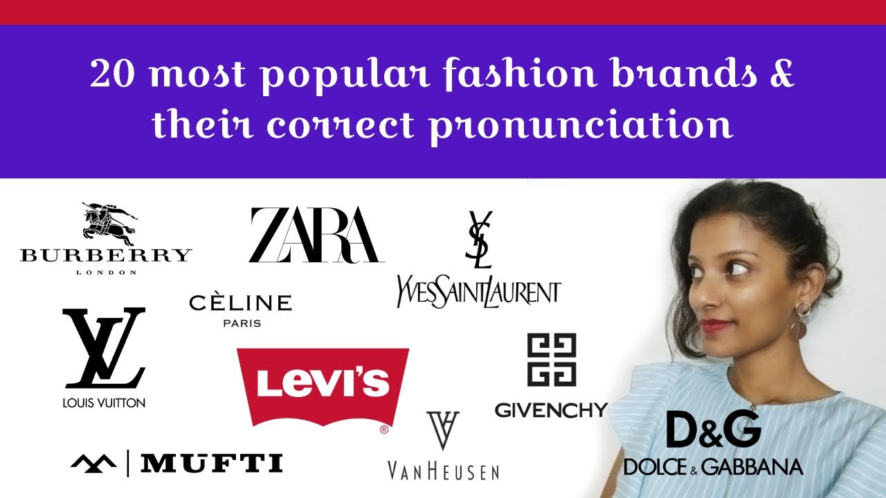 Pronounce 30 Hardest Fashion Brands & Names (CORRECTLY) 