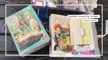 Junk Journal With Me | HOLIDAY EDITION | Ep 4 | Hanukkah Journaling Process Video